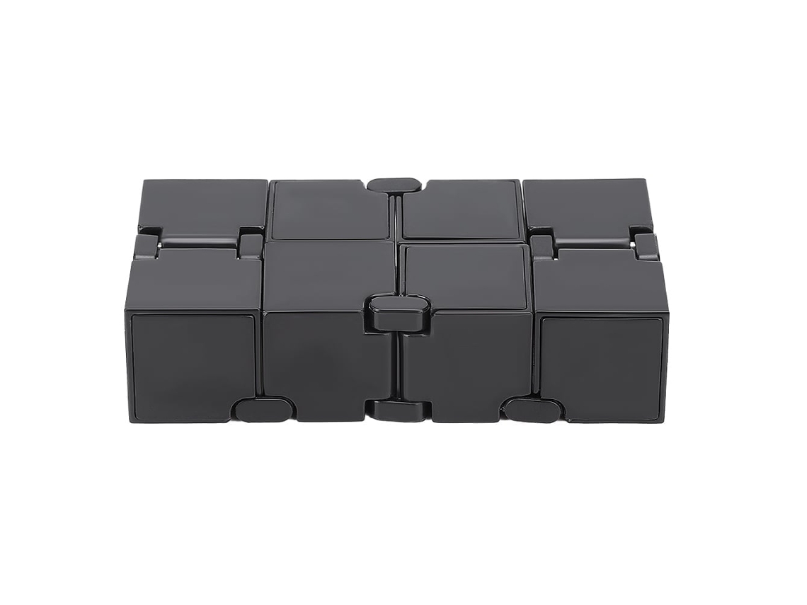 Primerox brinquedo Cúbico Sólido de Descompressão Anti Pressão com Bola de Aço Acessório de Mesa Preto