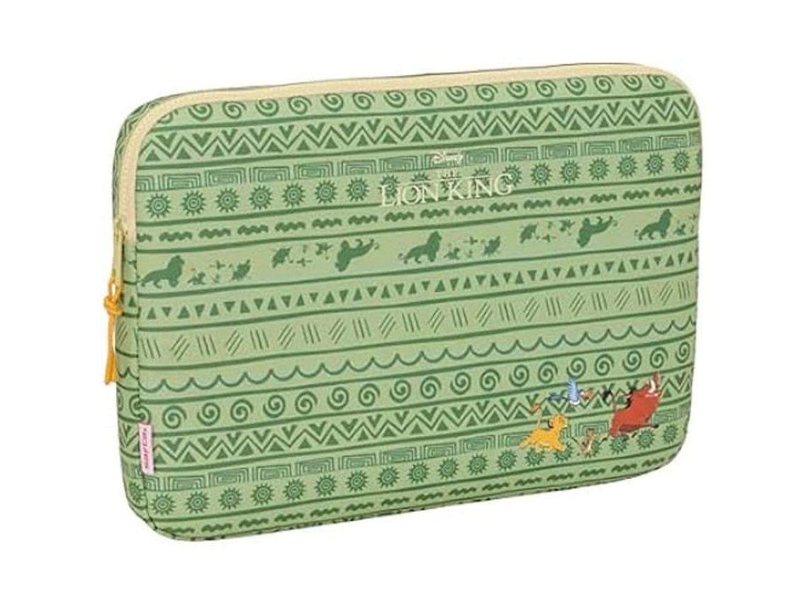 Capa Para Laptop Safta Mufasa 15,6 Polegadas Verde/bege Durável E Leve Brilvibera