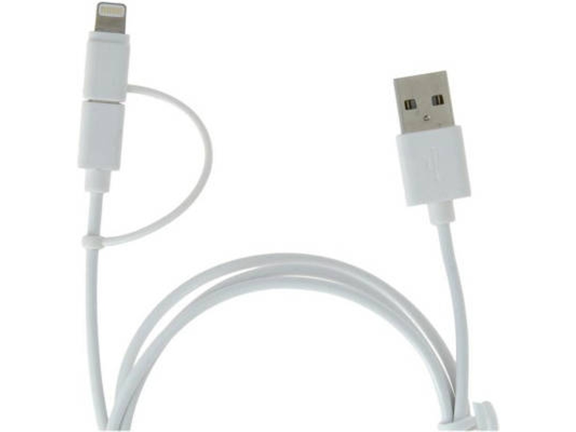 Cabo ENERGIZER 1.2m USB2.0 - Lightning  Micro-USB