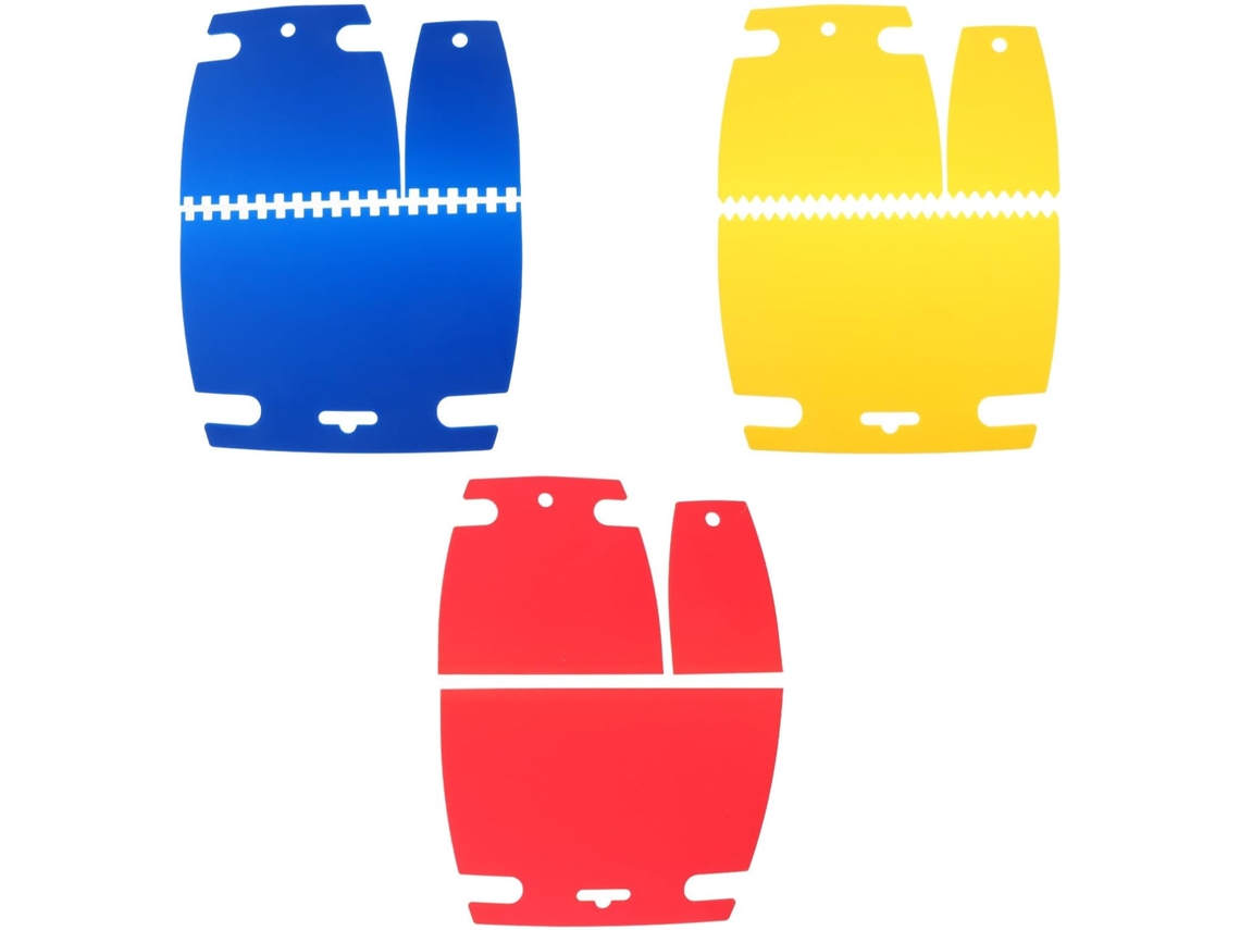 Conjunto de 9 Raspadores Topbathy Plástico para Artesanato, Ferramenta de Desenho | S/MARCA