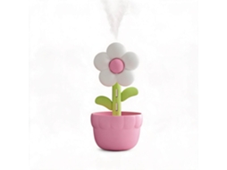 Humidificador e difusor de aromas DIGITALLAB recarregável via USB em formato de flor Rosa