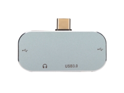 Adaptador De Áudio Usb C Para 3.5mm (conversão De Áudio E Expansão De Multi-interface)