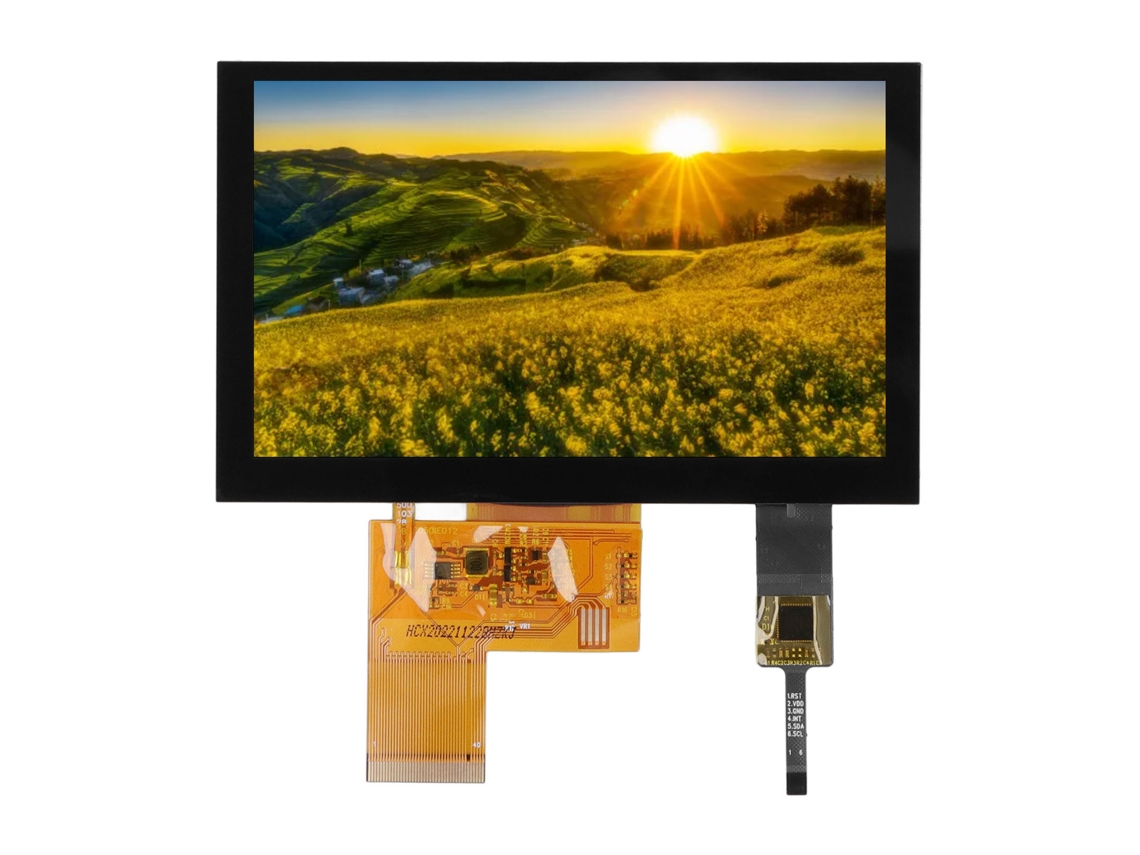 Tela Tft Lcd 5 Polegadas 800x480 Touchscreen Reconhecimento Facial