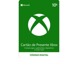Cartão Presente Xbox Live 10 Euros (Formato Digital)