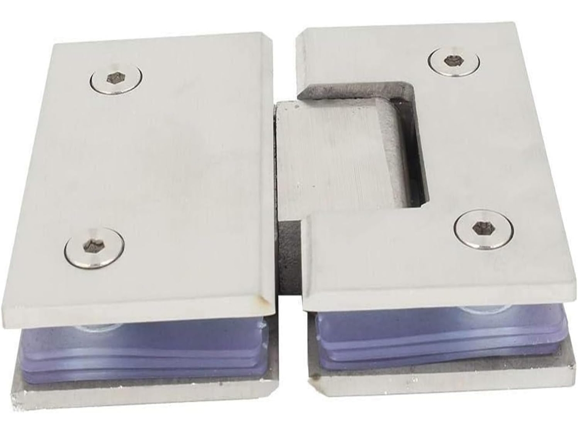 Dobradiça De Aço Inoxidável 90° Com Suporte Parede 8a 12mm Para Substituição Porta Box Vidro