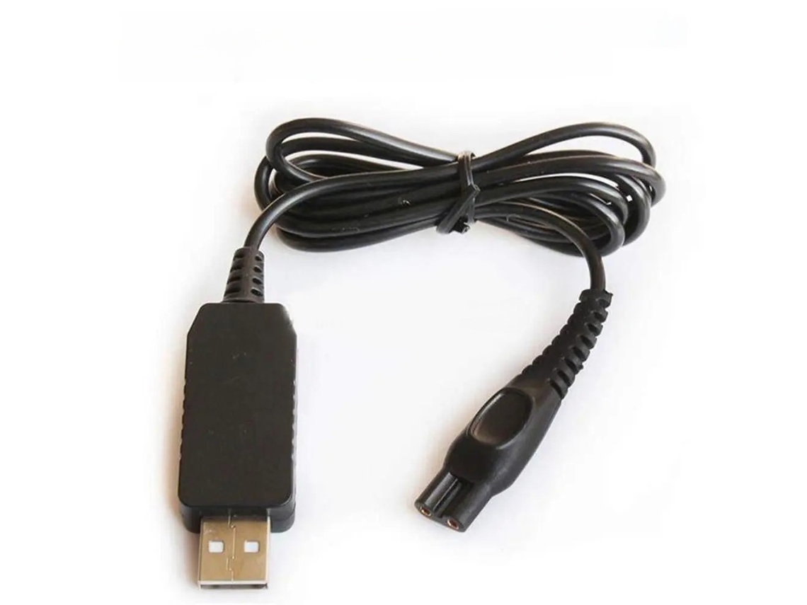 Carregador Usb De 8 V Para Barbeador Philips One Blade Qp2530 Hq850 Cabo De Alimentaçãovayotoy