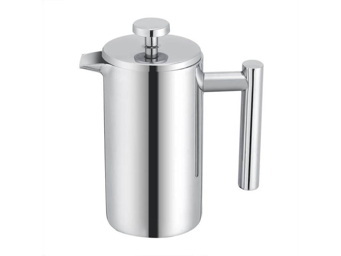 Cafeteira Francesa Fosa De Aço Inoxidável Com Parede Dupla E Filtro, 350 Ml yjdyjd