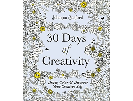 Livro 30 Days of Creativity de Johanna Basford (Inglês)