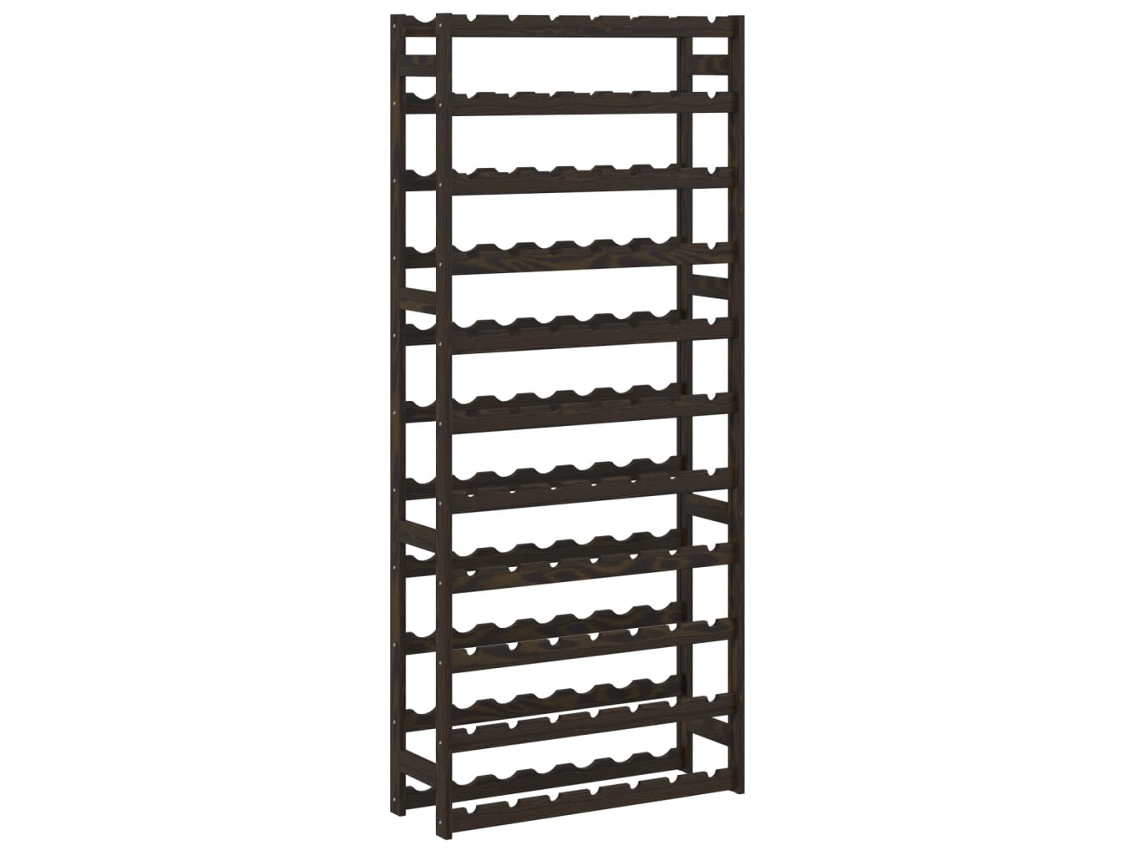 Wine Rack, Wine Racks Vidaxl Preto Madeira De Pinho (n/a)