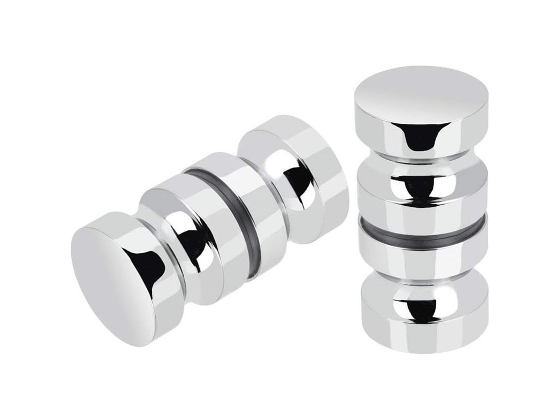2026 2 Pares Manijas Deslizantes de Acero Inoxidable para Puertas de Ducha de Cristal