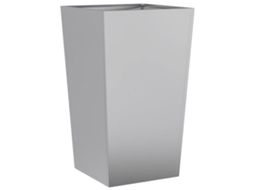 Garden Planter, Garden Planters Vidaxl Prateado Aço (45 X 45 X 75 Cm)