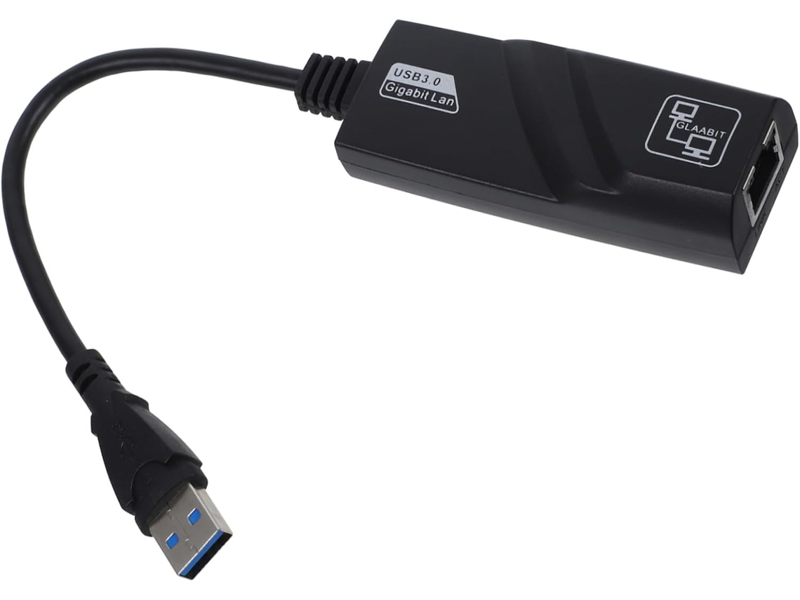 Para Placa De Rede Ethernet 1000 M Laptop Com Conector Gigabit, Preto