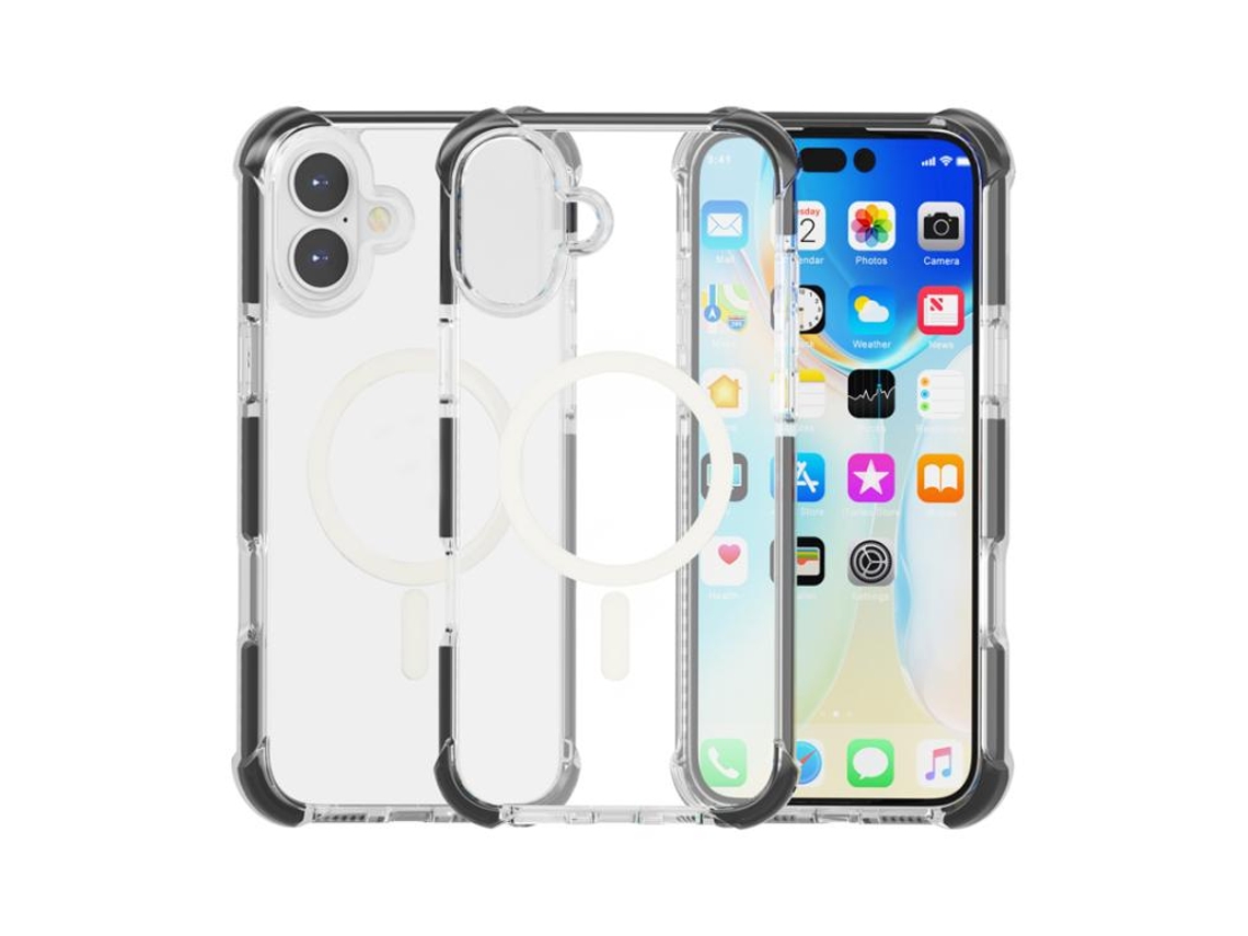 Capa Para Iphone 17 - Acrílico Com Magsafe E Design À Prova De Choque