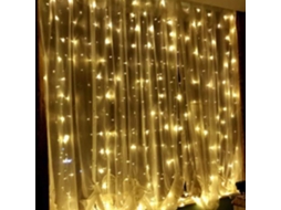 Luz de Cortina 8 Modos de Luzes de Led para Jardim Quarto de Meninas Festa Decoração de Janelas e Paredes