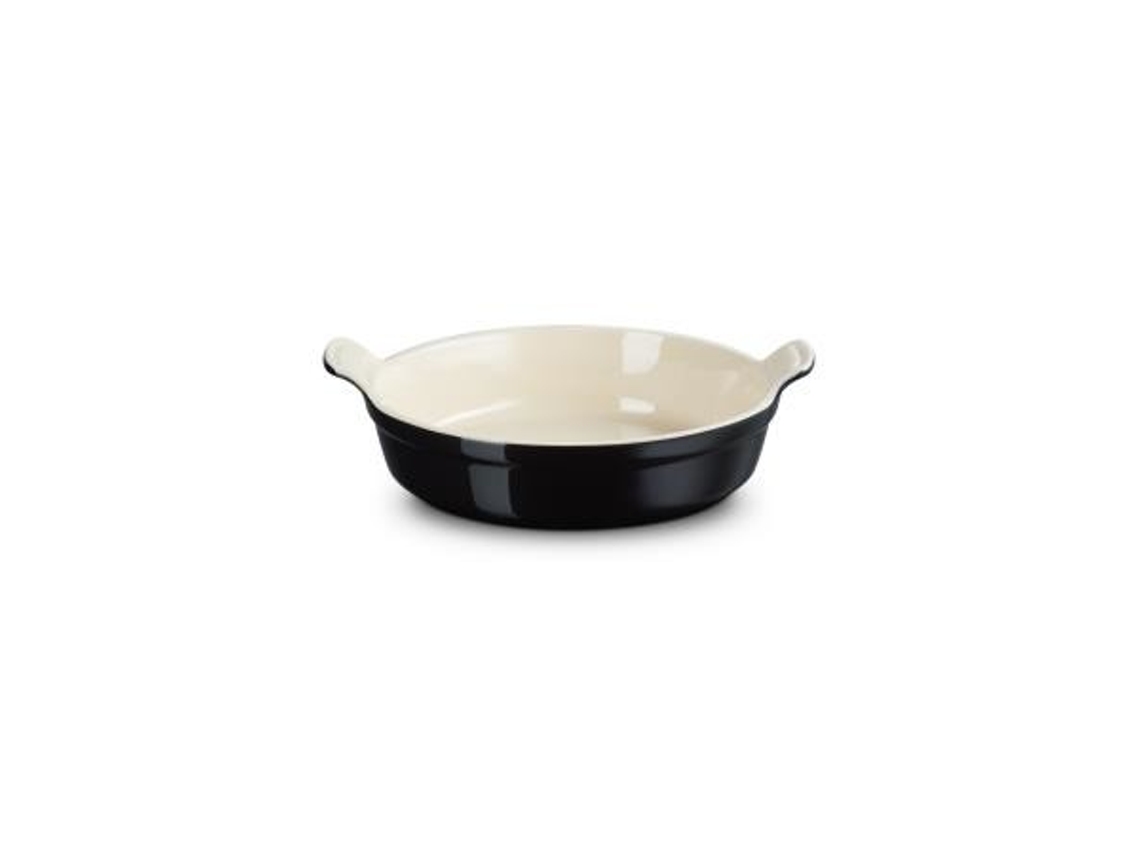 Le Creuset - Tabuleiro Redondo 24cm Heritage, Negro Onix 61129241400007