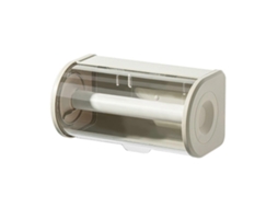 Suporte De Parede Para Papel Toalha Com Tampa Transparente À Prova De Poeira Para Armazenamento Na Cozinha E No Banheiro, Cor Damasco.