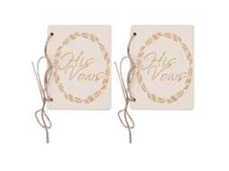 2pcs livros de votos para casamento, acessórios de decoração, brochura com 2 folhas em branco | S/MARCA