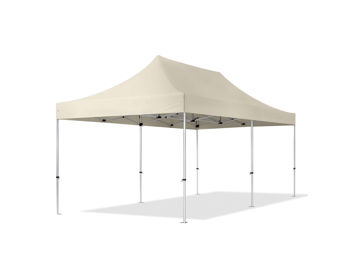 Tenda Dobrável 3x6 M, Alumínio Profissional 40mm, Creme