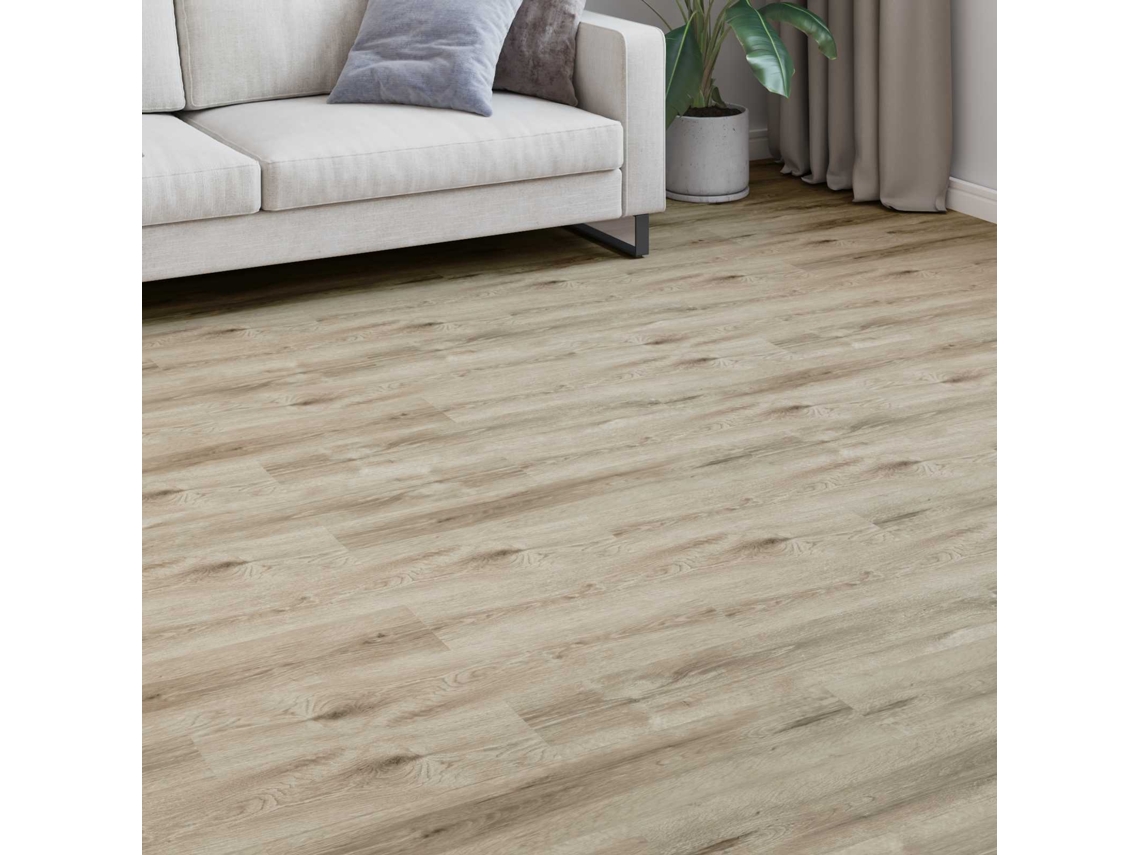 Vidaxl Piso Laminado Marrom Listrado 101 X 20 X 0,8 Cm 5 Unid.