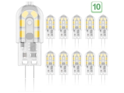 Lâmpada Led Nova Line G4 2w Branco Quente 3000k 200lm Pacote de 10
