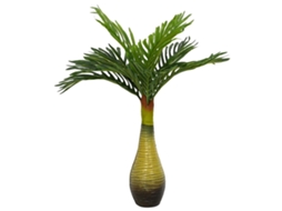 Vidaxl Planta De Palmeira Artificial 9 Folhas 70 Cm Verde