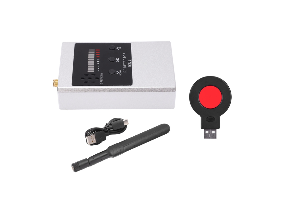 Detector De Rf Scanner Señal Gps Cámara Bug Finder G368 Negro