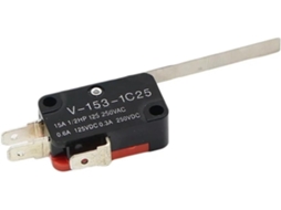 10 Unidades Lote Interruptores Elétricos V 153-1c25 Interruptor De Limite Tipo Alavanca Articulada Reta Longa Spdt Para