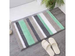 2026 tapete de Banho Antiderrapante Lavável À Máquina 40x60x3cm, Ultra Suave Absorvente Microfibra Decoração de Banho Verde