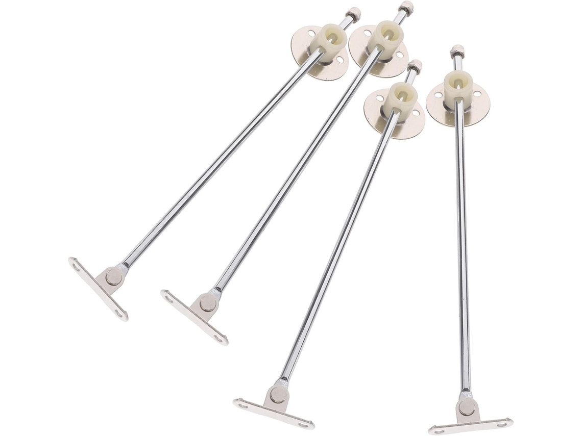 Conjunto De 4 Dobradiças Ferro Para Armários Cozinha, Com Base