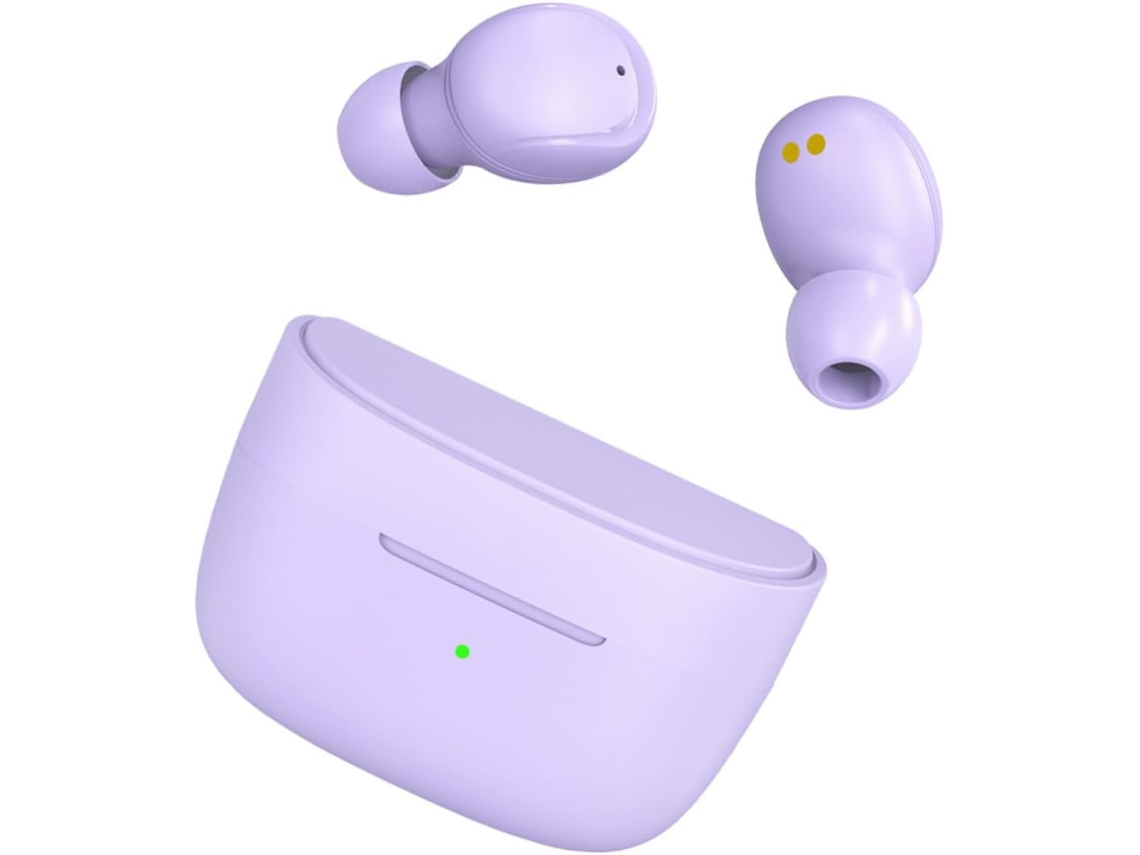Fones De Sem Fio Com Ruído Leves E Em Abs, Para Uso No Na Cor Roxa