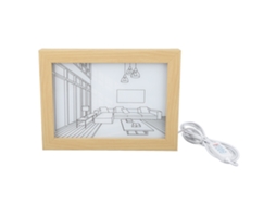 2026 lâmpada Decorativa de Pintura Led com 3 Modos de Iluminação Estilo Anime Japonês Luz Noturna Simula Sol para Quarto