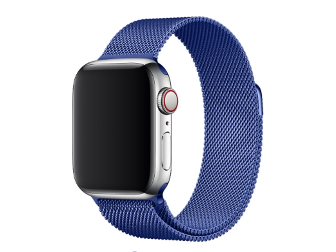 Bracelete Pulseira Milanese Mesh para Apple Watch Series 5 44Mm Blue
