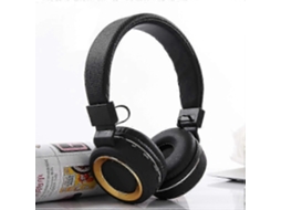 Fone de Ouvido Bluetooth SH 18 TAISHENGDA com Entrada de Áudio de 3,5 Mm, Cartão Tf e Rádio FM