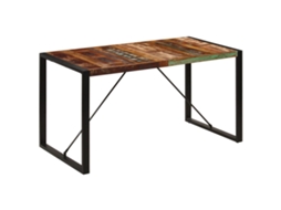 Dining Table, Dining Tables Vidaxl Multicolor Madeira (140 X 70 X 75 Cm)