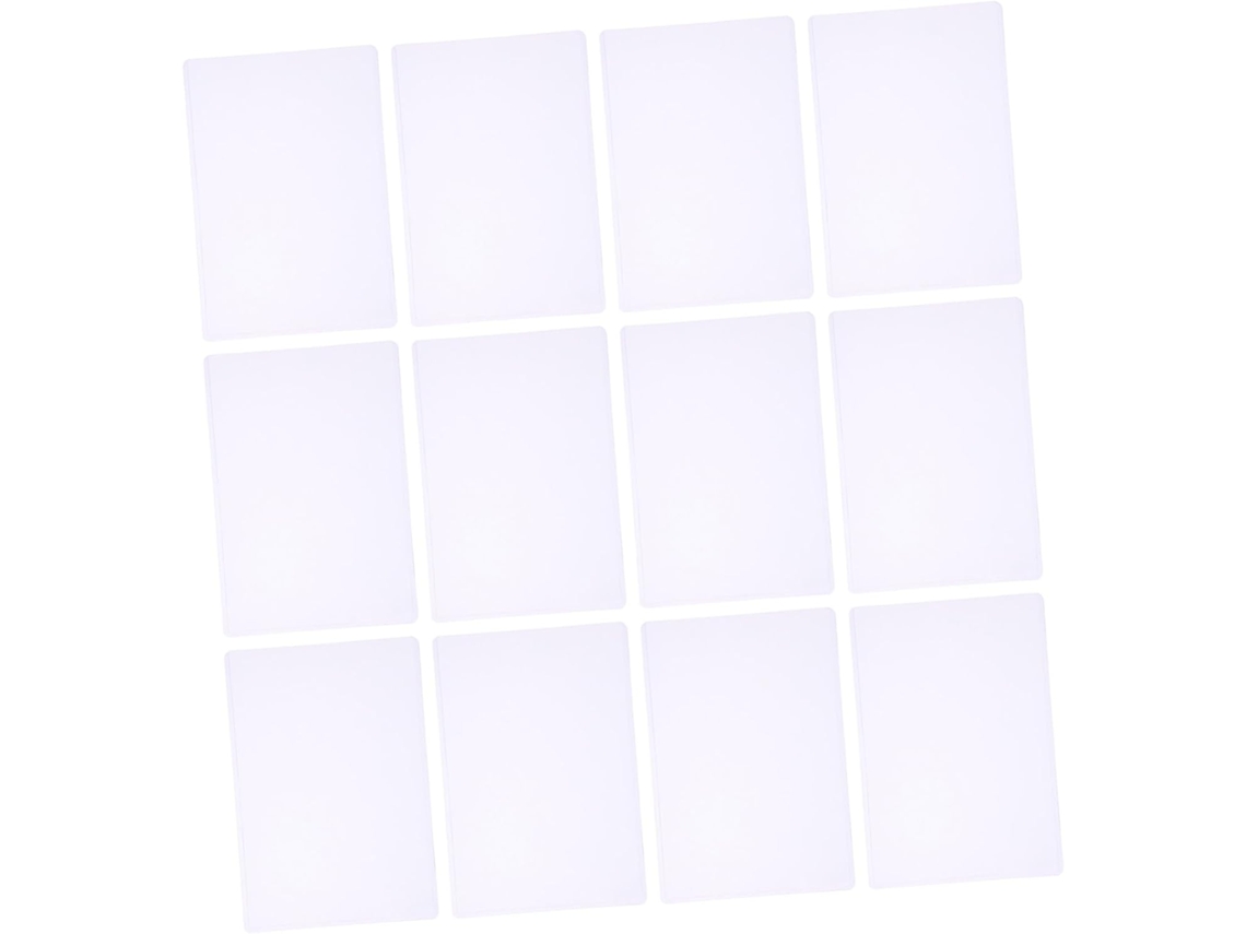 30 Capas Transparentes Para Cartões De Crédito, Porta Cartões Rígidos, Estojos Para Cartões De Crédi Gokoco
