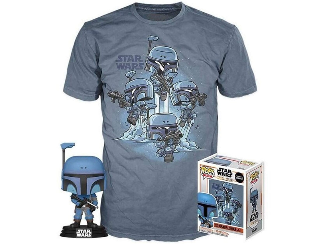 Conjunto De Figuras Pop Tee Star Wars Mandalorian L