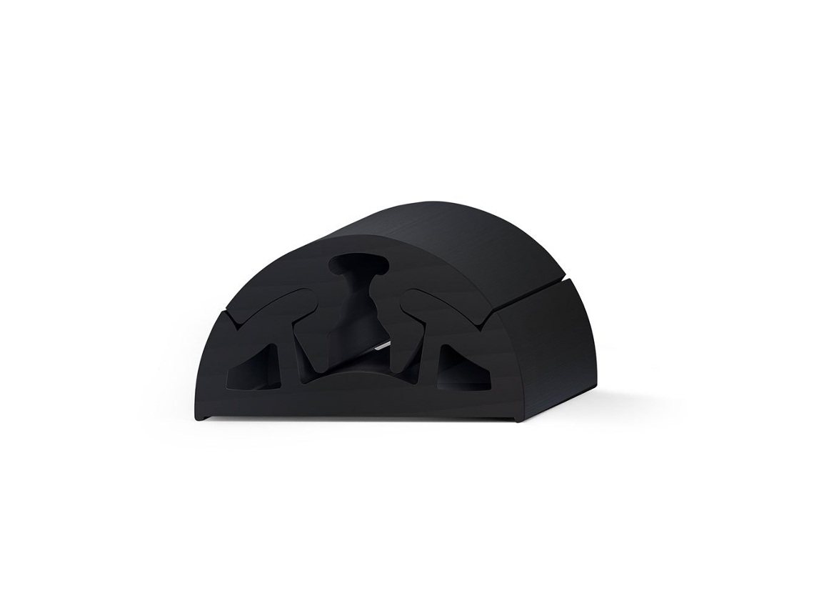 Trilho de Pvc Bino 2 M Preto 40 Mmtessilmare