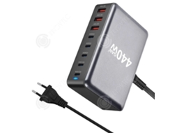 Inn Multiprise Multifuncional 440w Pd 8 Em 1 Com 5 Tipo C E 3 Usb Carregamento Rápido Carregador Usb De Mesa Com Base Carregador Usb C Innovtec