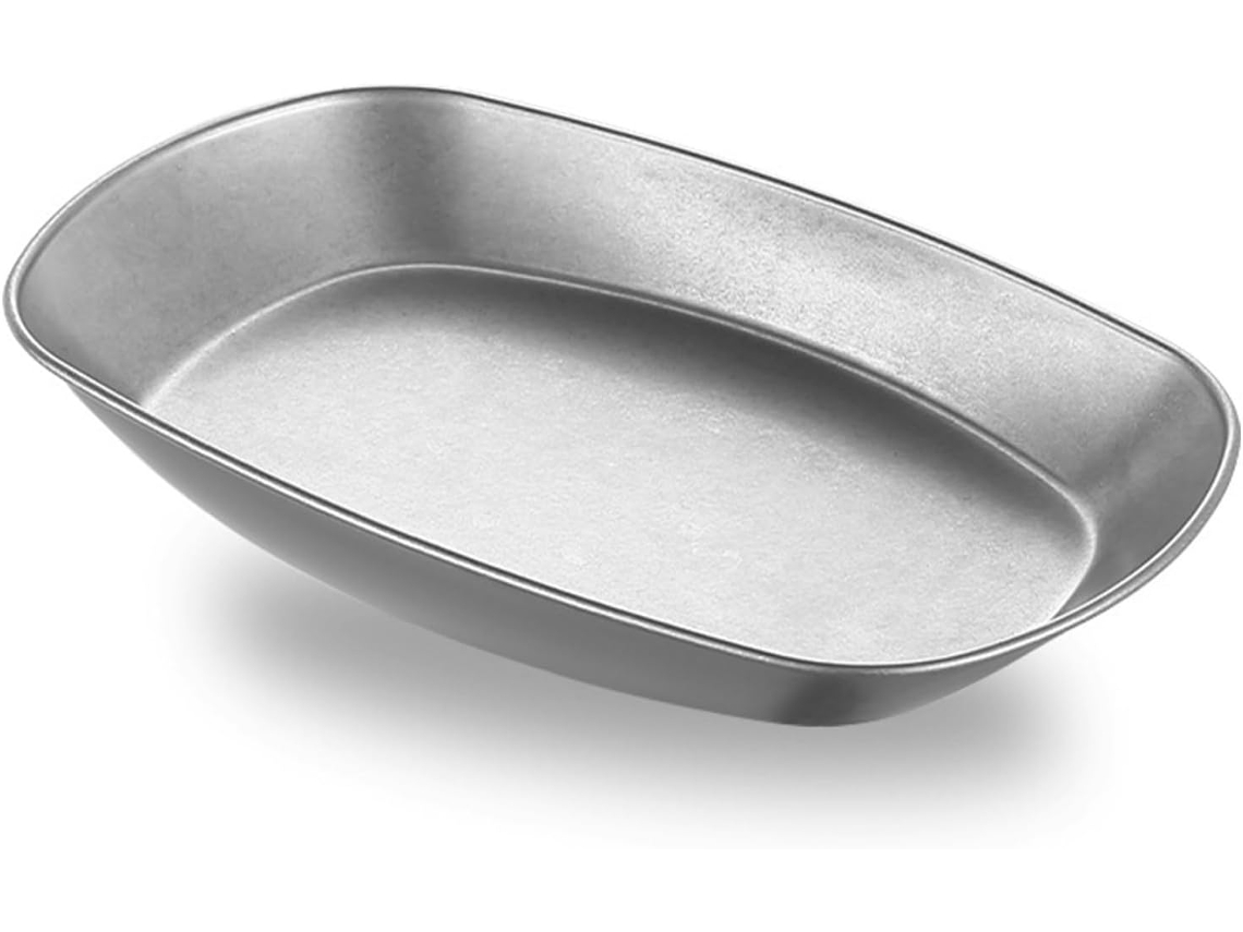 Pratos De Aço Inoxidável, Travessas Redondas Empilháveis De Metal De 25 Cm (10 Polegadas) Para Jantar.