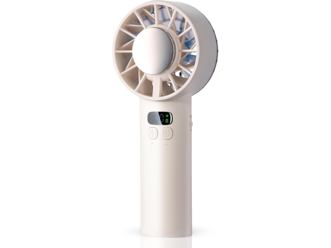 Ventilador De Arrefecimento De Turbina Portátil Com Velocidade Ajustável E 5200 Mah Ehstmind (azul Gelo)