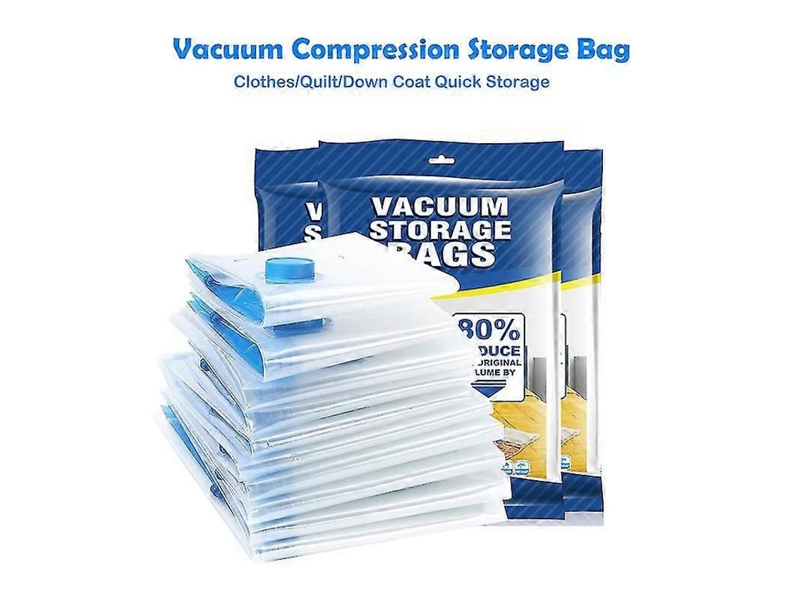 26-27 Sacos Premium Para Armazenamento A Vácuo. 80% Mais Espaço, Bomba Manual Viagem, Saco Seladora Vácuo Com Fecho Duplo.