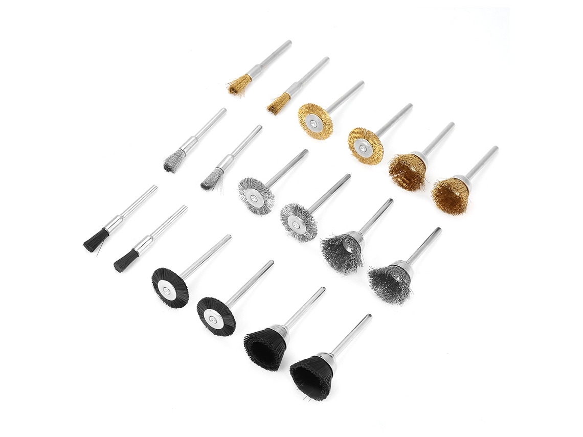 Kit De Escova De Arame Laxiscreed Para Lixagem E Polimento Em Bricolage