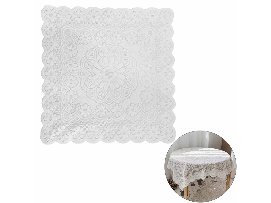 Manta De Mesa De Renda Protege E Decora O Ambiente