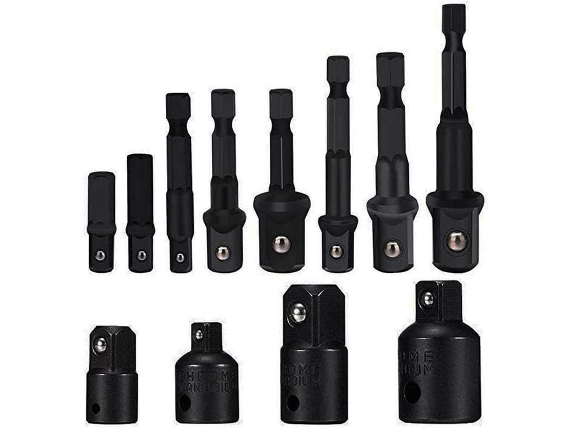 Set de 8 Adaptadores Y Extensiones para Chaves de Trinquete S/MARCA