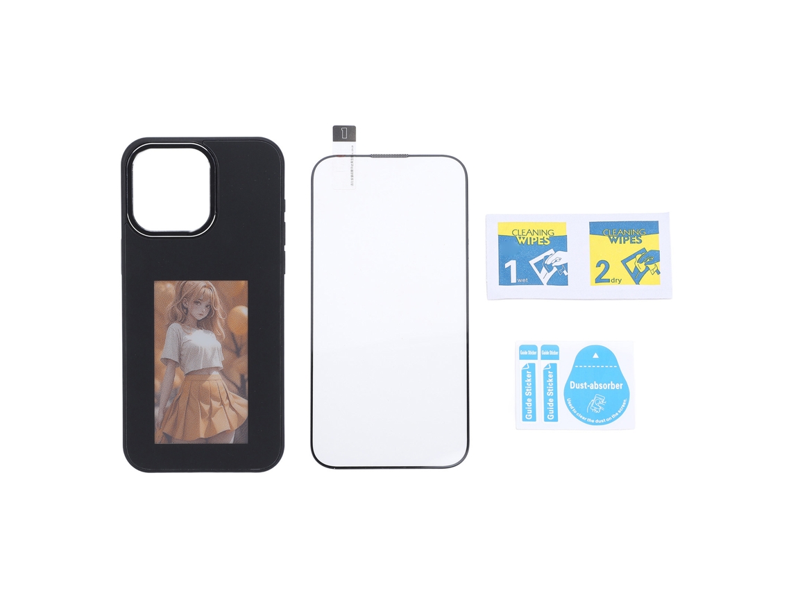 Capa LAXISCREED Iphone 15 Pro Max E ink Nfc Smart