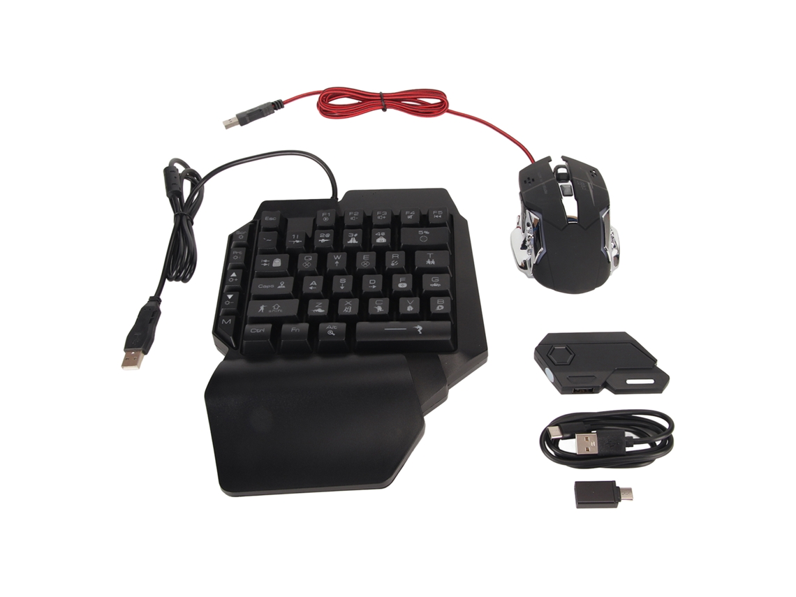 Conjunto de conversor de teclado e mouse para jogos EOOCOO