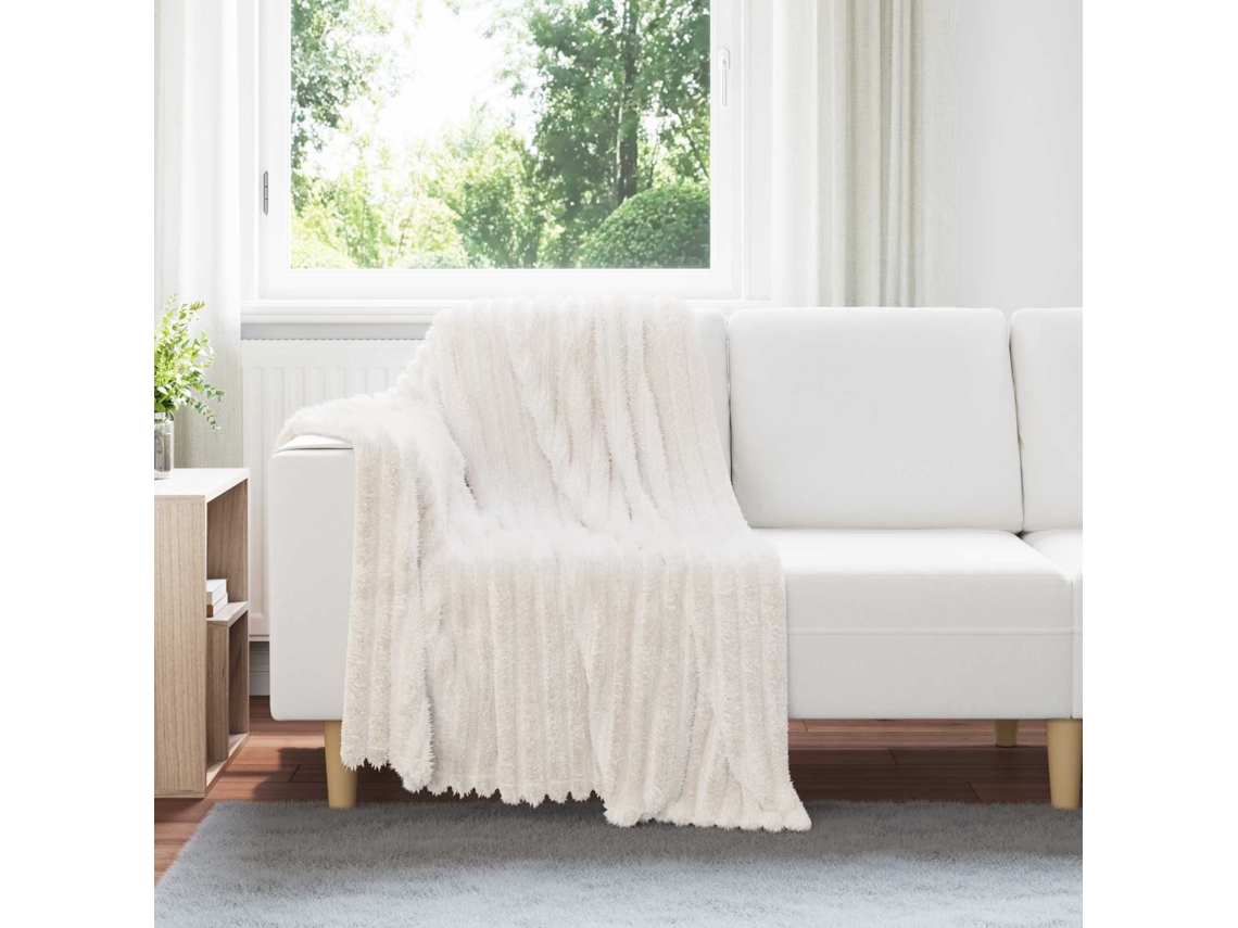 Vidaxl Cobertores De Sofá 6 Pcs Creme 150 X 130 Cm Lã