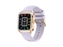 Smartwatch de 1 59 Polegadas Ip67 À Prova D'Água 25 Dias em Standby para Ios e Android Roxo AUJEZON