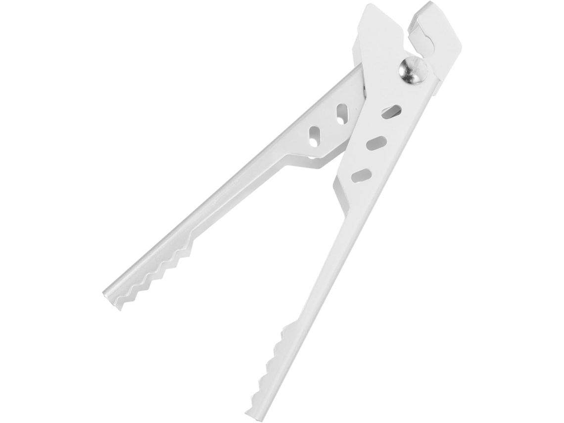 Pinça Multifuncional Gatuida Em Aço Inoxidável Para Churrasco, Ideal Para Piqueniques E Camping Compacta, Prateada, Com