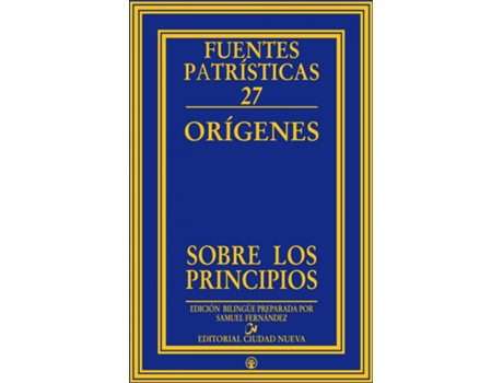 Livro Sobre Los Principios de Orígenes De Alejandría (Espanhol)